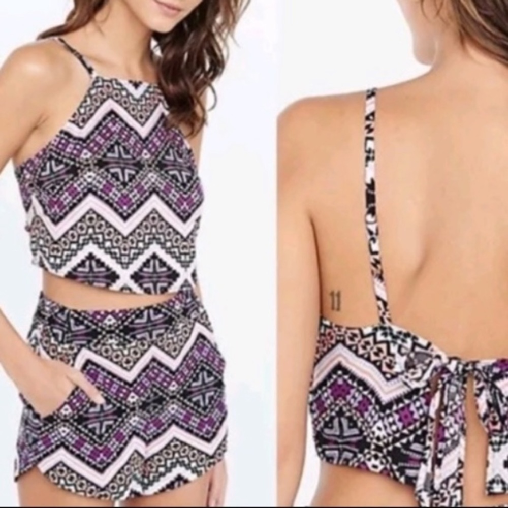 Express Tie Back Crop Top